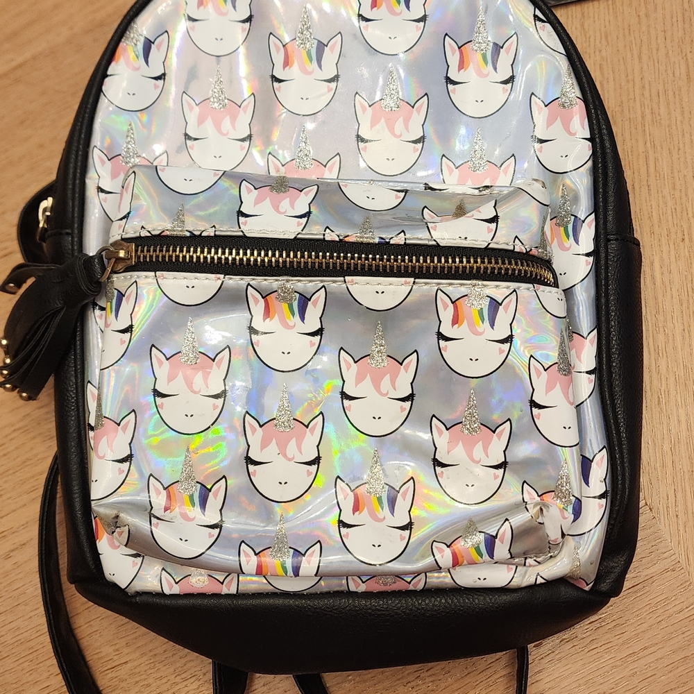 Holographic Unicorn Backpack